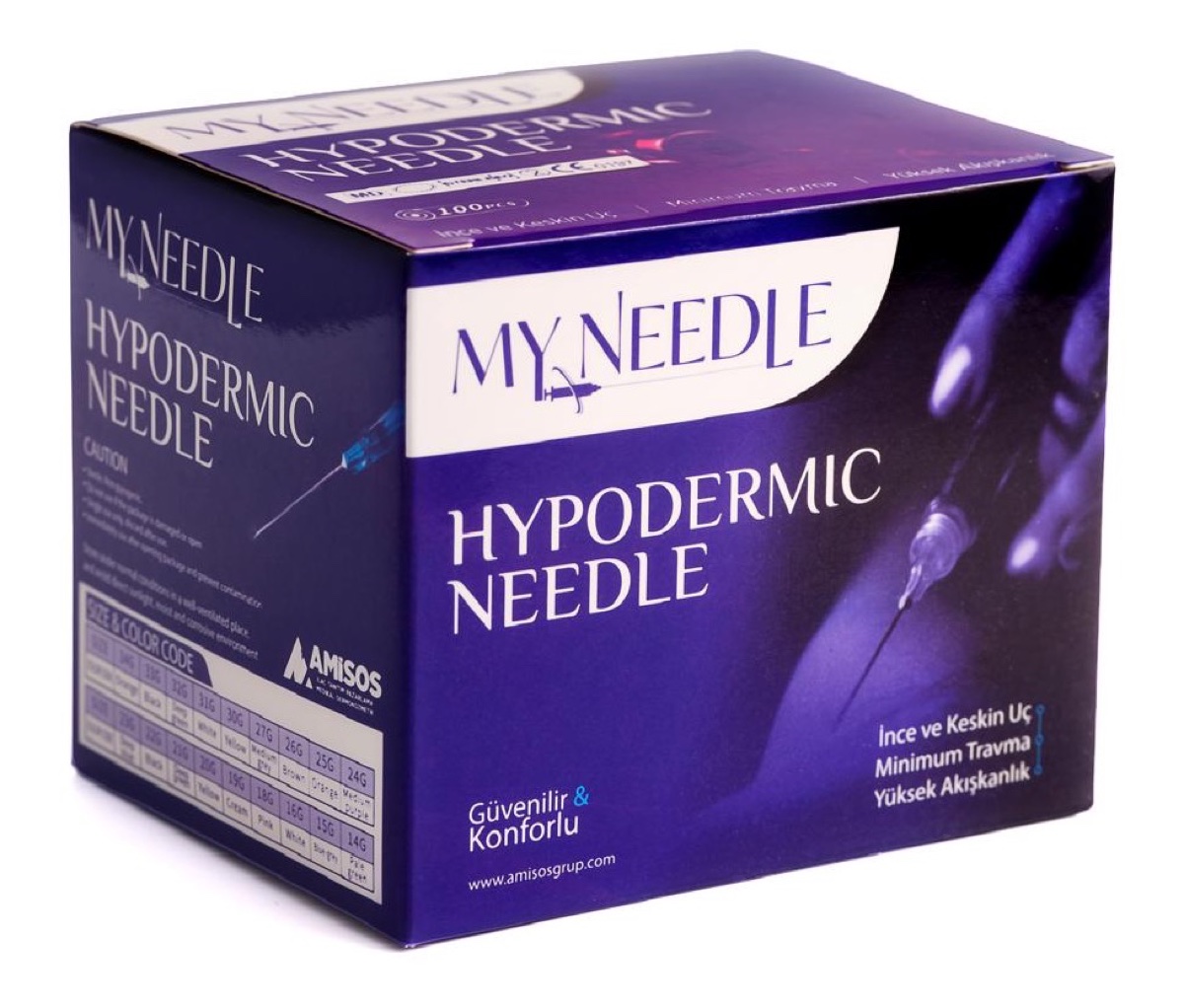 MyNeedle hipodermik iğne ucu ambalajı